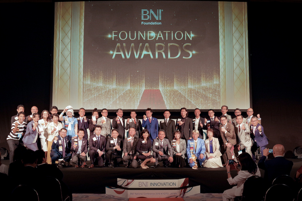 BNIナショナルカンファレンス2019で、財団への寄付金が合計10万6,314円集まりました！